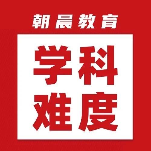 高中九科难度排名来了~数学竟不是最难！你认为哪科最难？